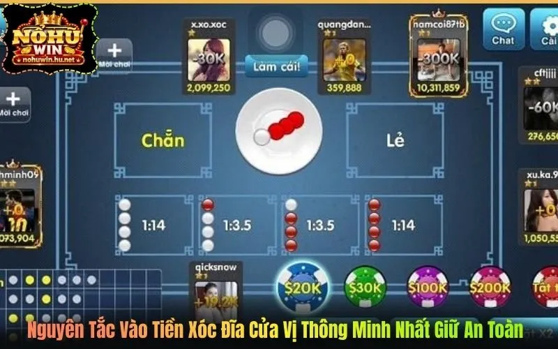 Nguyên Tắc Vào Tiền Xóc Đĩa Cửa Vị